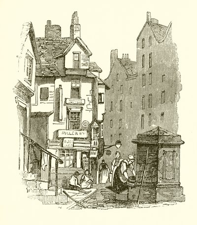 Knoxs ház a Canongate-ben, Edinburgh alkotó: English School