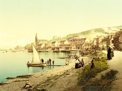 Kyles of Bute Bannatyne (kézzel színezett fotó) alkotó: English School