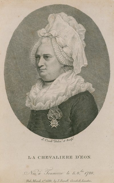 La Chevaliere DEon, született Tonnerre-ben, 1728. augusztus 5-én alkotó: English School