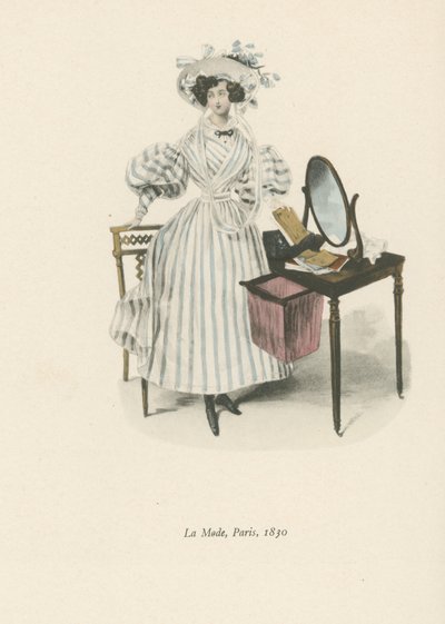 Divat, Párizs, 1830 alkotó: English School