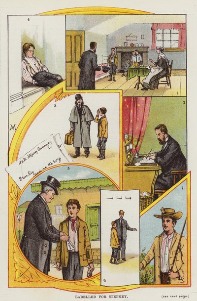 Stepney-nek címkézve (színes litó) alkotó: English School