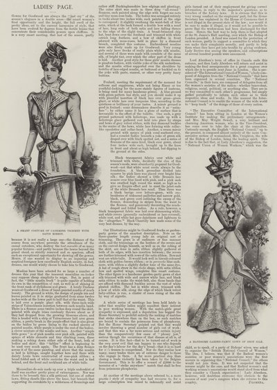 Női oldal (litho) alkotó: English School