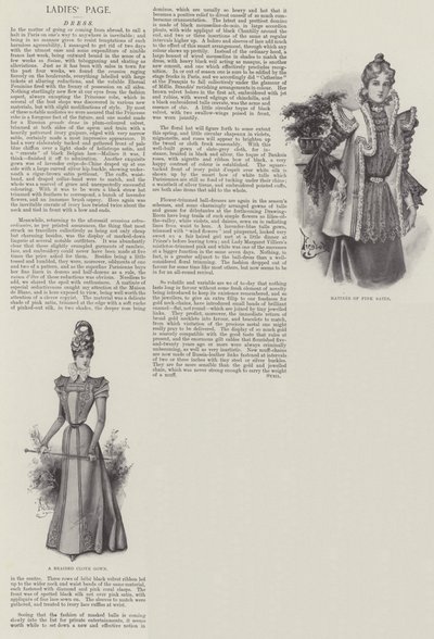 Női oldal, ruha (litho) alkotó: English School