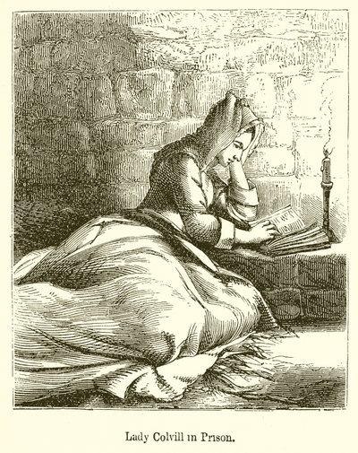 Lady Colvill a börtönben alkotó: English School