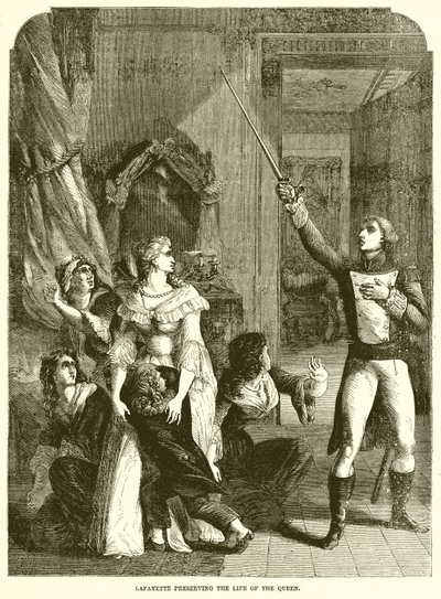 Lafayette a királynő életét őrzi alkotó: English School