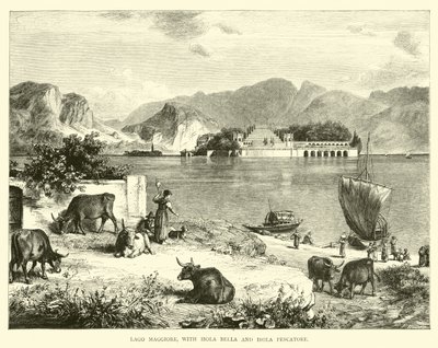 Lago Maggiore, Isola Bella és Isola Pescatore társaságában alkotó: English School