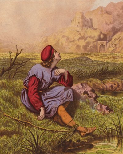 A gyengéd lelkiismeret panasza (színes litográfia) alkotó: English School