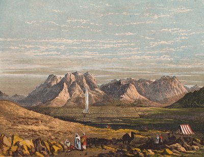 Tájkép a Szentföldön (színes litográfia) alkotó: English School