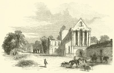 Lanercost Priory (metszet) alkotó: English School