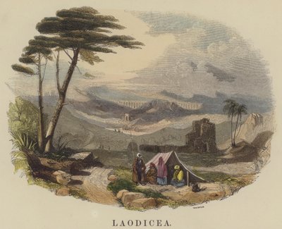 Laodicea (színes metszet) alkotó: English School