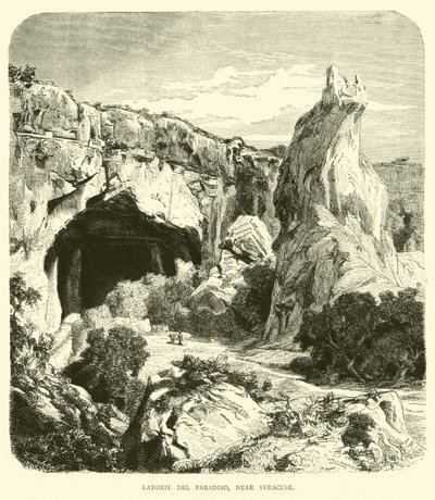 Latomie del Paradiso, Syracuse közelében alkotó: English School