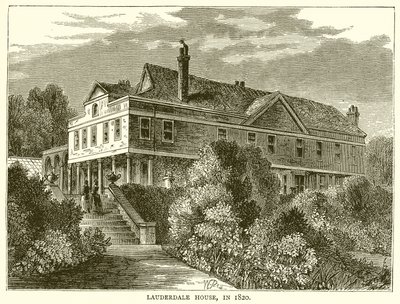 Lauderdale-házban, 1820-ban alkotó: English School