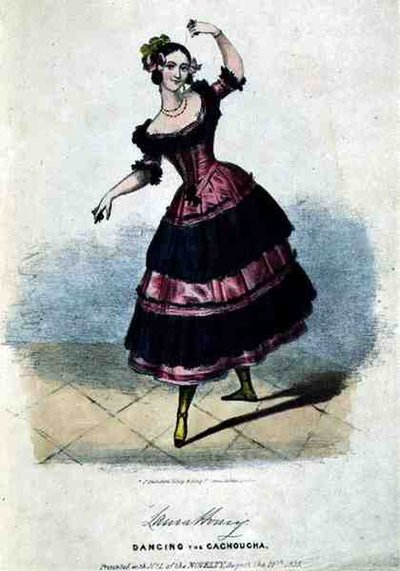 Laura Honey (kb.1816-43) A cachoucha tánca alkotó: English School