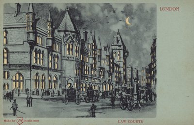 Gerichtshöfe, London von English School