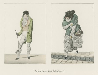 Le Bon Genre, Párizs (1810 körül) alkotó: English School