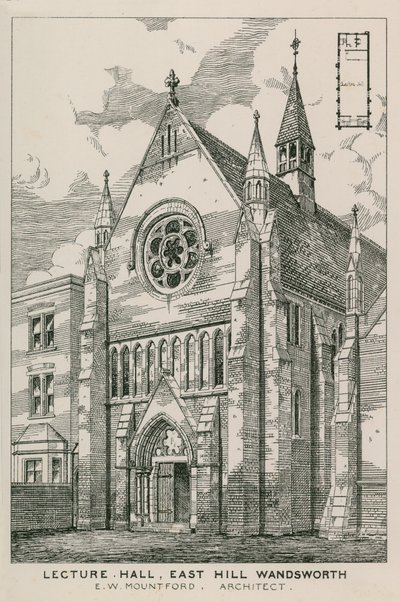 Wandsworth-i előadóterem alkotó: English School