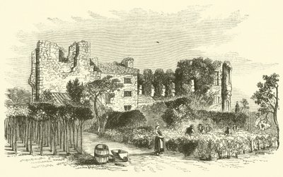 Leicester Abbey (metszet) alkotó: English School