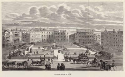 A Leicester Square 1874-ben alkotó: English School