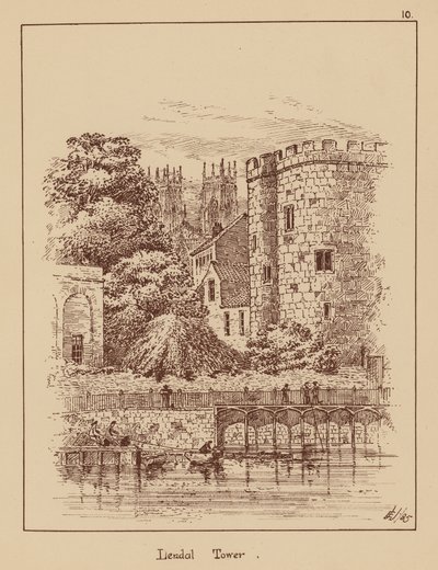 Lendal torony (litográfia) alkotó: English School
