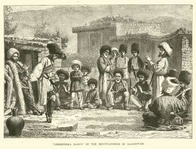 Lesghinska-Tanz der Bergbewohner von Dagestan von English School
