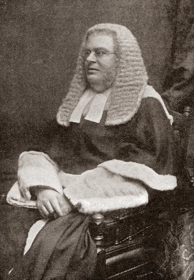 Lewis William Cave 1832 1897. brit bíró. Az 1896-ban kiadott The Strand Magazine-ból alkotó: English School