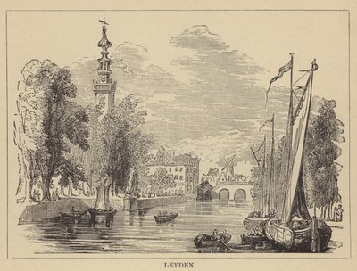 Leyden (metszet) alkotó: English School