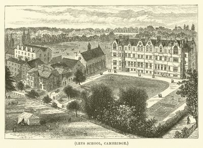 Leys School, Cambridge (metszet) alkotó: English School