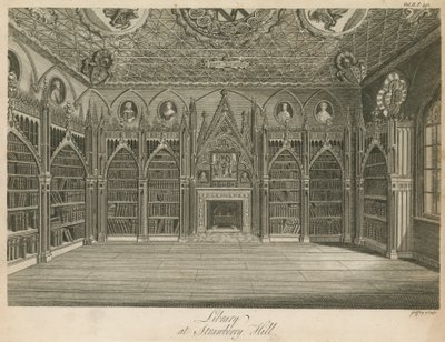 Strawberry Hill könyvtára, London alkotó: English School