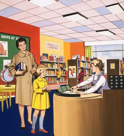 Könyvtári gondnok alkotó: English School