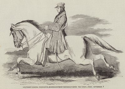 Codrington altábornagy, a Nagy Redan elleni támadás parancsnoka, szeptember 9. (metszet) alkotó: English School