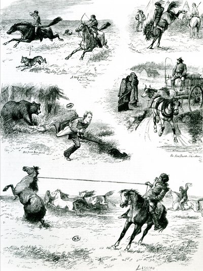 Élet Manitobában, 1877 alkotó: English School