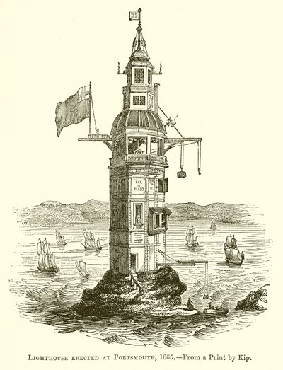 Világítótorony Portsmouthban 1665-ben alkotó: English School