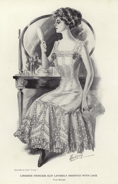 Fehérnemű Princess csúszda pazar csipkével alkotó: English School