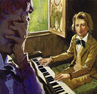 Lisztet Carl Czernyhez küldték tanulni alkotó: English School