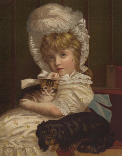Kis szépségek (chromolitho) alkotó: English School