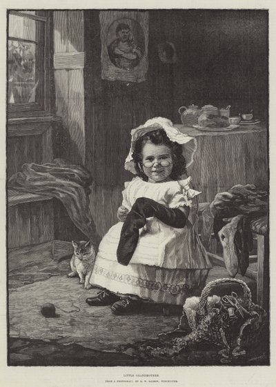 Kis nagymama (metszet) alkotó: English School