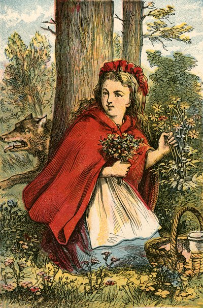 Piroska virágokat gyűjt alkotó: English School