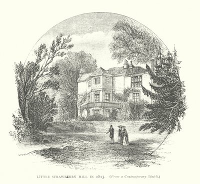 Little Strawberry Hill 1813-ban (metszet) alkotó: English School