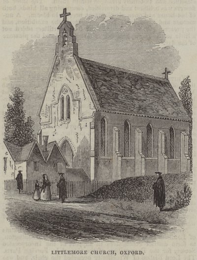 Littlemore Church, Oxford (metszet) alkotó: English School