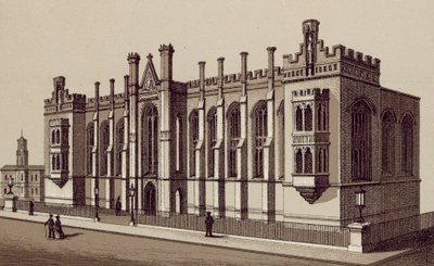 Liverpool: Liverpool College, Shaw Street (litográfia) alkotó: English School