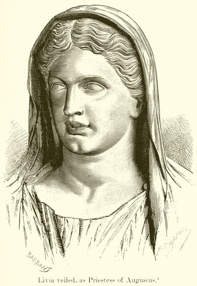 Livia Veiled, mint Augustus papnője alkotó: English School