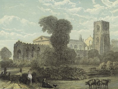 Llandaff katedrális, északkeleti kilátás alkotó: English School