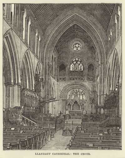 Llandaff katedrális, a kórus alkotó: English School