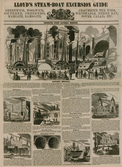 Lloyds gőzhajós kirándulási útmutató alkotó: English School