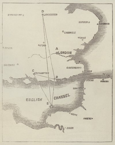 A néhai Nagy Meteor helye (metszet) alkotó: English School