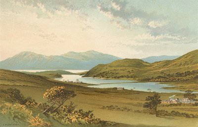 Loch Fad, Bute - Arran a távolban alkotó: English School