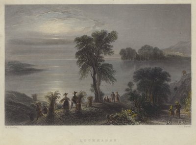 Lochmaben, Skócia (színes metszet) alkotó: English School