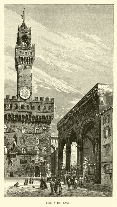Loggia dei Lanzi alkotó: English School