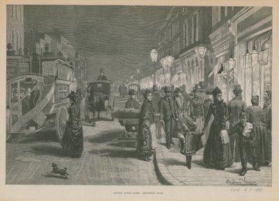 London After Dark: Brompton Road alkotó: English School