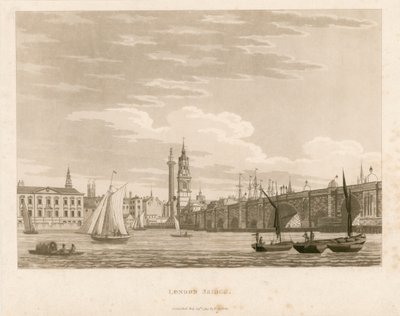 London Bridge, 1799 alkotó: English School